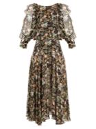 Preen By Thornton Bregazzi Emiliana Floral-print Silk-georgette Dress