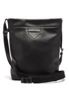 Matchesfashion.com Prada - Leather Cross Body Bag - Mens - Grey Multi
