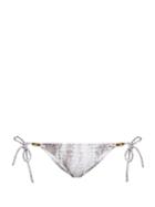 Matchesfashion.com Heidi Klein - Alhambra Tie Side Bikini Briefs - Womens - White Multi