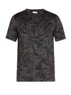 Matchesfashion.com Etro - Floral Print Cotton Jersey T Shirt - Mens - Multi
