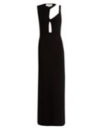 Esteban Cortázar Asymmetric Cut-out Knitted Gown