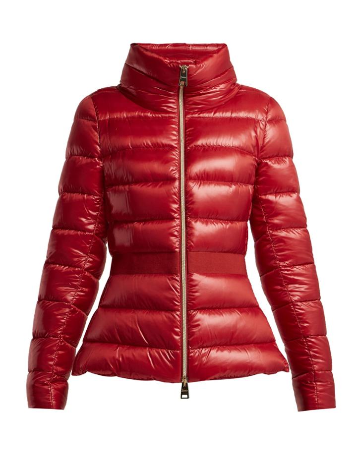 Herno Contrast-panel Quilted-down Jacket