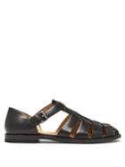 Matchesfashion.com Church's - Fisherman Strapped Leather Sandals - Mens - Black