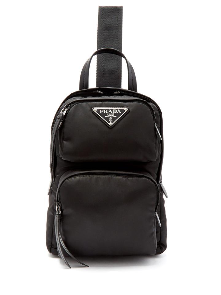 Prada Nylon Single-strap Cross-body Backpack