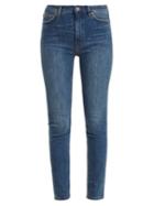 Matchesfashion.com M.i.h Jeans - Bridge High Rise Skinny Jeans - Womens - Dark Blue