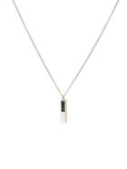 Tom Wood - Malachite Sterling Silver Pendant Necklace - Mens - Silver