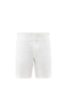 Matchesfashion.com Orlebar Brown - Norwich Linen Shorts - Mens - White
