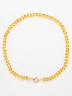 Harwell Godfrey - Foundation 18 Citrine & 18kt Gold Necklace - Womens - Yellow Multi