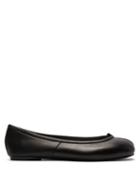 Matchesfashion.com Maison Margiela - Tabi Split Toe Leather Flats - Womens - Black