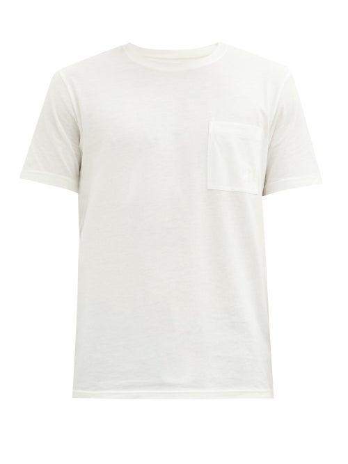 Matchesfashion.com Vilebrequin - Titus Logo-embroidered Cotton-jersey T-shirt - Mens - White