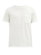 Matchesfashion.com Vilebrequin - Titus Logo-embroidered Cotton-jersey T-shirt - Mens - White