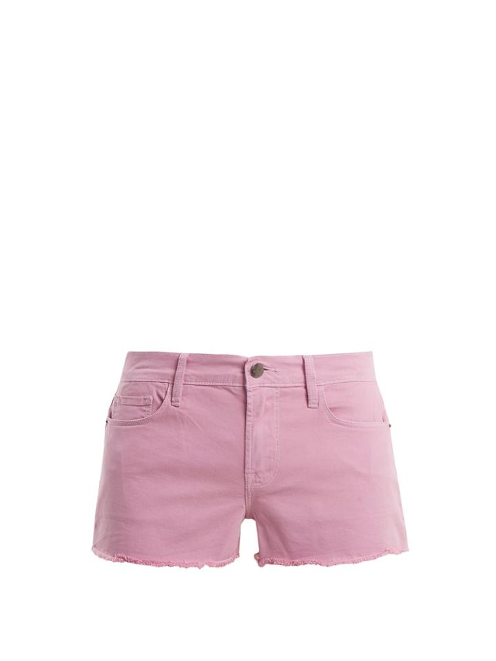 Frame Le Cutoff Cotton-blend Shorts