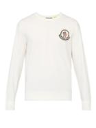 Matchesfashion.com 2 Moncler 1952 - Logo Appliqu Cotton Sweatshirt - Mens - White