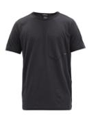Matchesfashion.com Stone Island Shadow Project - Logo-print Cotton-jersey T-shirt - Mens - Black
