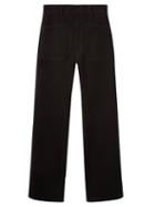 Lemaire - Patch-pocket High-rise Wide-leg Jeans - Mens - Black