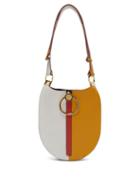 Matchesfashion.com Marni - Earring Small Leather Bag - Womens - White Multi