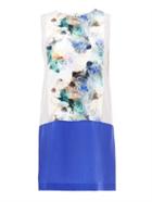 Rebecca Taylor Enchanted Garden-print Silk Shift Dress