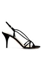 Matchesfashion.com Prada - Slingback Suede Sandals - Womens - Black