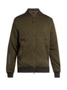 Adidas Day One Tech Quilted Jersey Bomber Jacket