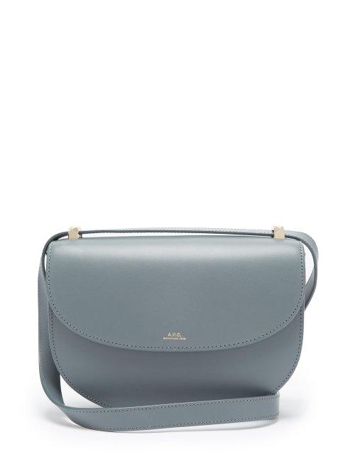 Matchesfashion.com A.p.c. - Genve Cross Body Leather Bag - Womens - Blue