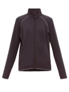 Matchesfashion.com Goldwin - Logo Print Stretch Fleece Jacket - Mens - Black