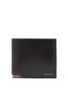Matchesfashion.com Paul Smith - Signature Stripe Leather Bi-fold Wallet - Mens - Black