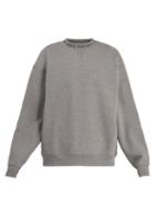 Matchesfashion.com Acne Studios - Flogho Round Neck Cotton Sweatshirt - Mens - Grey