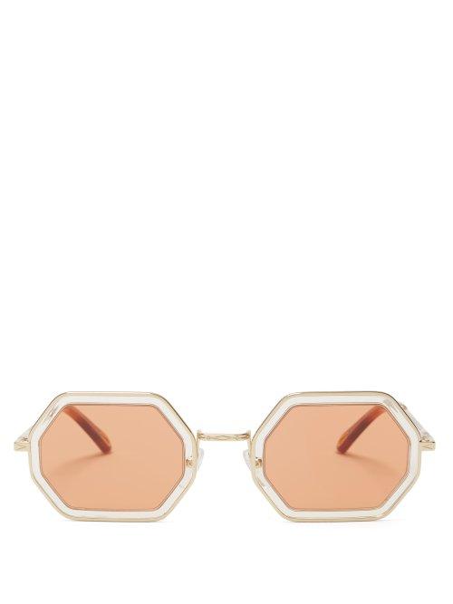 Matchesfashion.com Chlo - Tally Sunglasses - Womens - Gold
