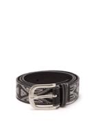 Matchesfashion.com Isabel Marant - Tetyh Embroidered Leather Belt - Mens - Black