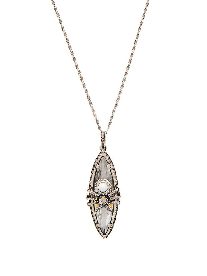 Alexander Mcqueen Spider Faux-pearl And Crystal Pendant Necklace