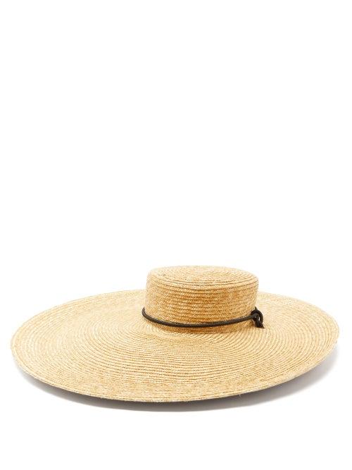 Matchesfashion.com Lola Hats - Roundabout Wide-brimmed Straw Hat - Womens - Beige