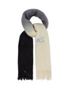 Acne Studios Kelow Dye Tri-colour Fringed Scarf