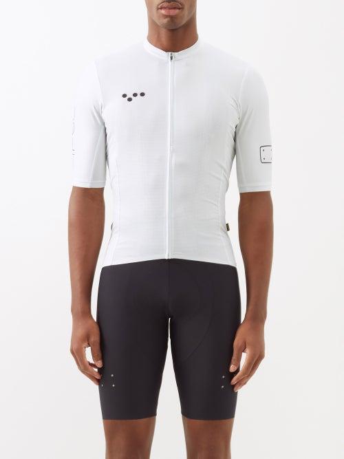 Pedla - Bold Zipped Jersey Cycling Top - Mens - Off White