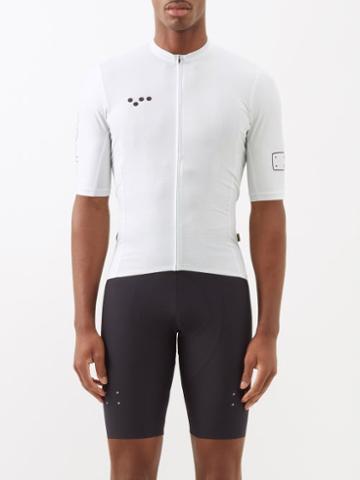 Pedla - Bold Zipped Jersey Cycling Top - Mens - Off White