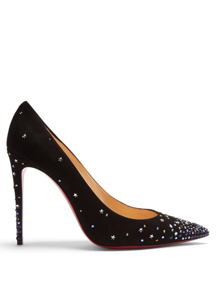 Christian Louboutin Gravitanita 110 Suede Pumps