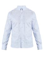 Maison Kitsuné Fil Coup Striped Cotton Shirt