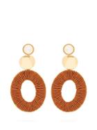 Matchesfashion.com Lizzie Fortunato - Harvest Moon Drop Earrings - Womens - Brown