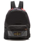 Ami Porter Contrast-trim Canvas Backpack