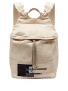 Matchesfashion.com Rick Owens Drkshdw - Photographic Patch Canvas Backpack - Mens - Beige