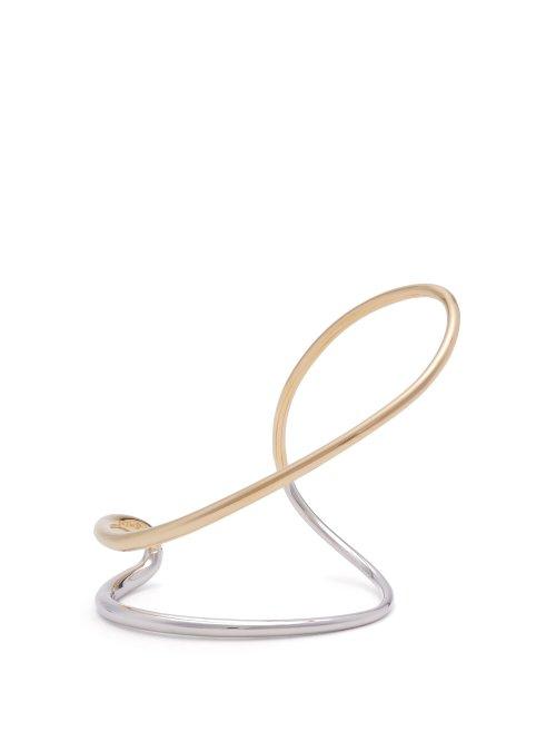 Matchesfashion.com Charlotte Chesnais - Ivy Two Tone Bracelet - Womens - Gold