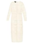 Burberry Prorsum Long-sleeved Multi Macram-lace Dress