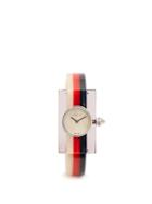 Matchesfashion.com Gucci - Sylvie Web Striped Plexiglass Watch - Womens - Blue