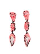 Claire Barrow Cat Face-drop Clip-on Earrings