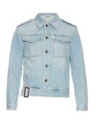 Off-white Logo-print Denim Jacket