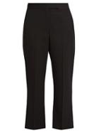 Alexander Mcqueen Kick-flare Cropped Tailored Trousers