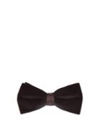 Matchesfashion.com Neil Barrett - New Berkley Silk-velvet Bow Tie - Mens - Black