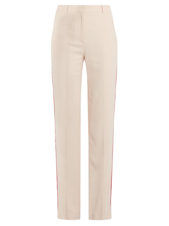 Givenchy Side-stripe High-rise Wide-leg Trousers