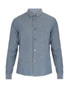 Matchesfashion.com A.p.c. - Franklin Cotton Shirt - Mens - Blue