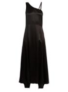 Albus Lumen Tuta One-shoulder Silk Jumpsuit