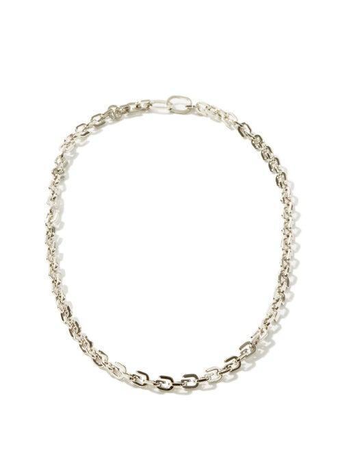 Matchesfashion.com Givenchy - G-link Metal Necklace - Womens - Silver